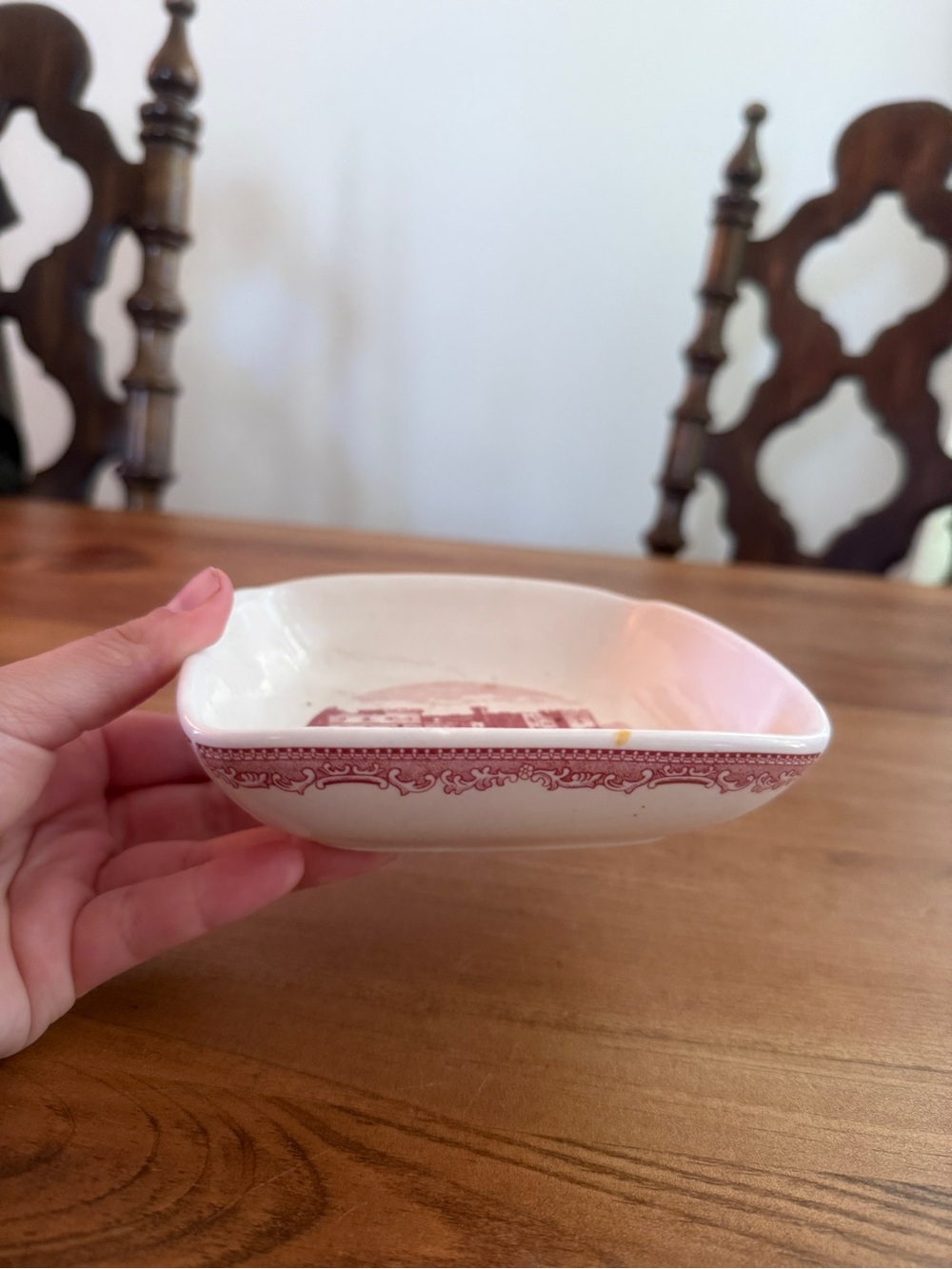 Johnson Bros Old Britain Castles Red Square Dish